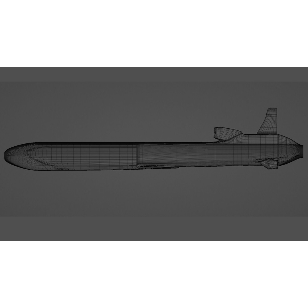 Cruise Missiles 3D Model – Low Poly PBR Game Asset, FBX - View 5