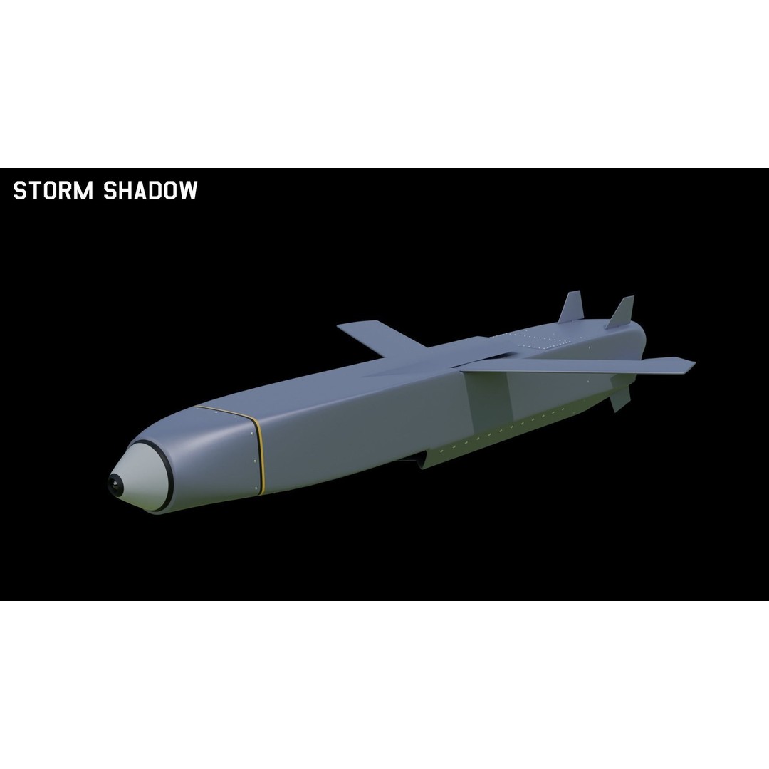 Cruise Missiles 3D Model – Low Poly PBR Game Asset, FBX - View 7