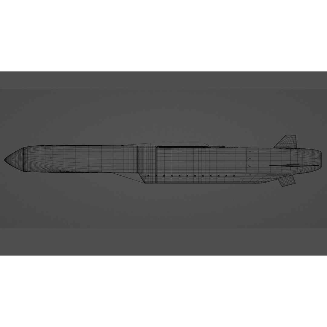 Cruise Missiles 3D Model – Low Poly PBR Game Asset, FBX - View 9