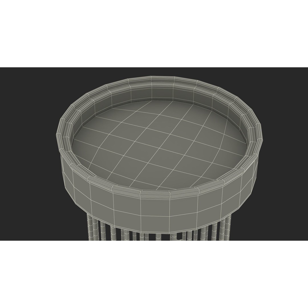 Baseball World Series Trophy 3D Model – PBR Textured Asset, FBX, OBJ