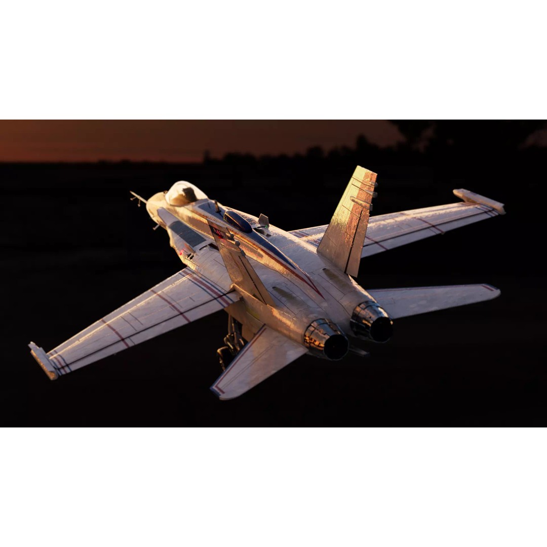 Boeing X-53 Active Aeroelastic Wing 3D Model – Low Poly Aircraft, FBX, OBJ - View 15