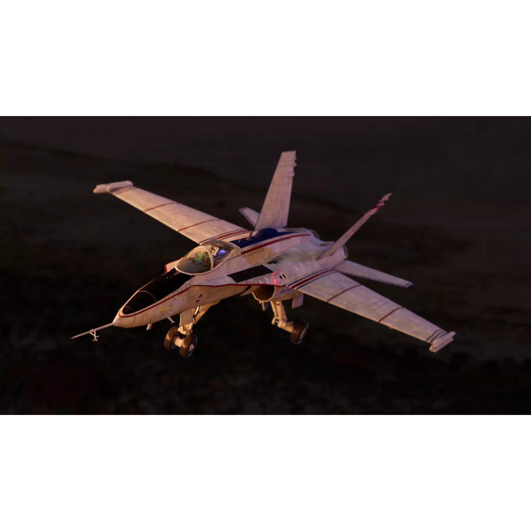 Boeing X-53 Active Aeroelastic Wing 3D Model – Low Poly Aircraft, FBX, OBJ - View 16