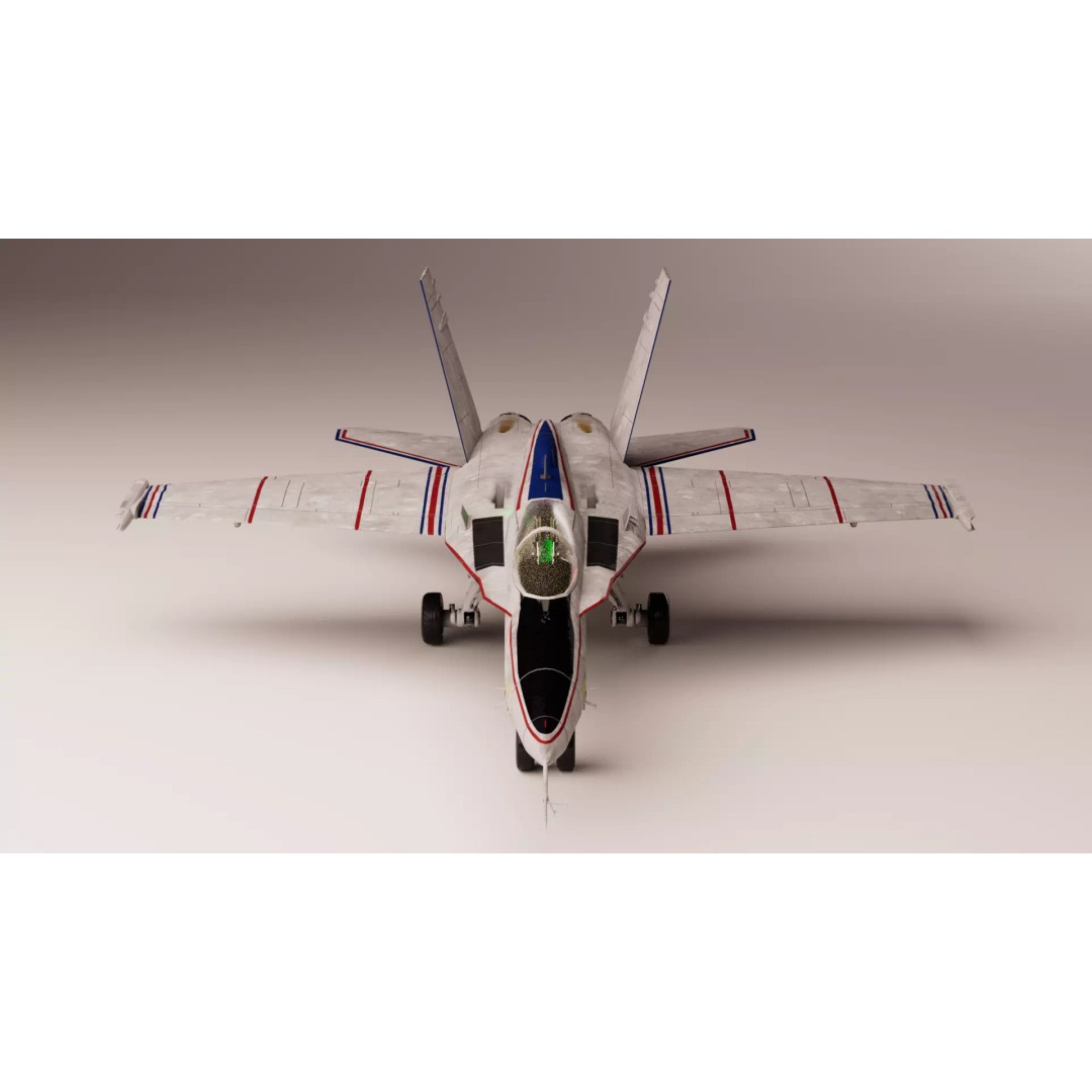 Boeing X-53 Active Aeroelastic Wing 3D Model – Low Poly Aircraft, FBX, OBJ - View 2