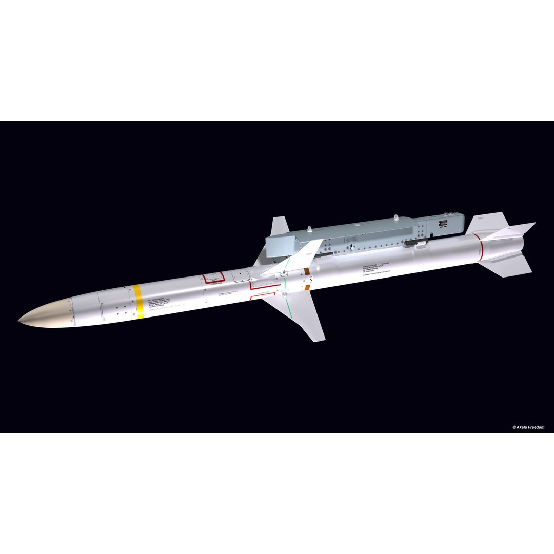 LAU-118 Launcher 3D Model – High Poly Military Asset, FBX, OBJ - View 10