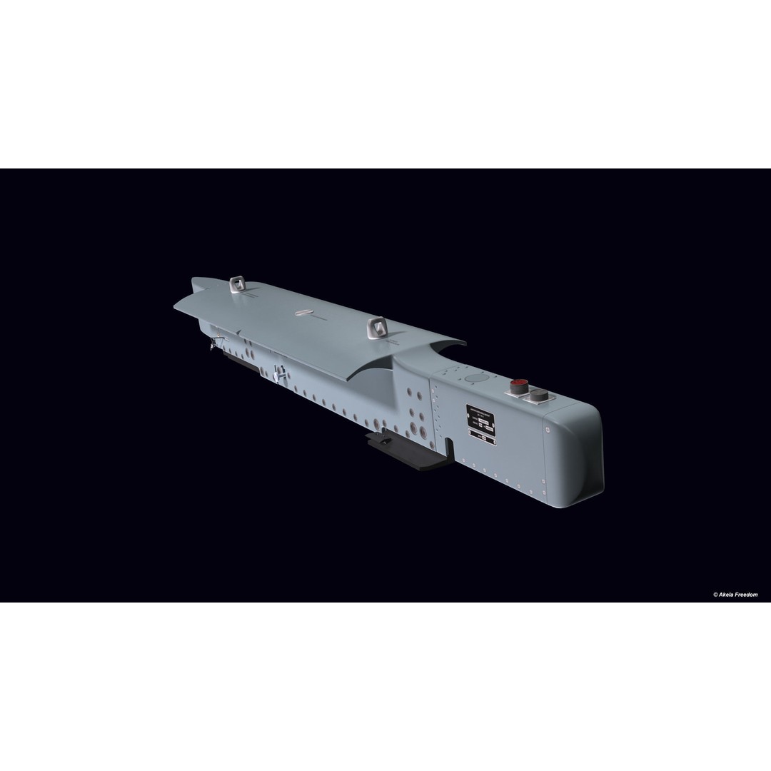 LAU-118 Launcher 3D Model – High Poly Military Asset, FBX, OBJ - View 3