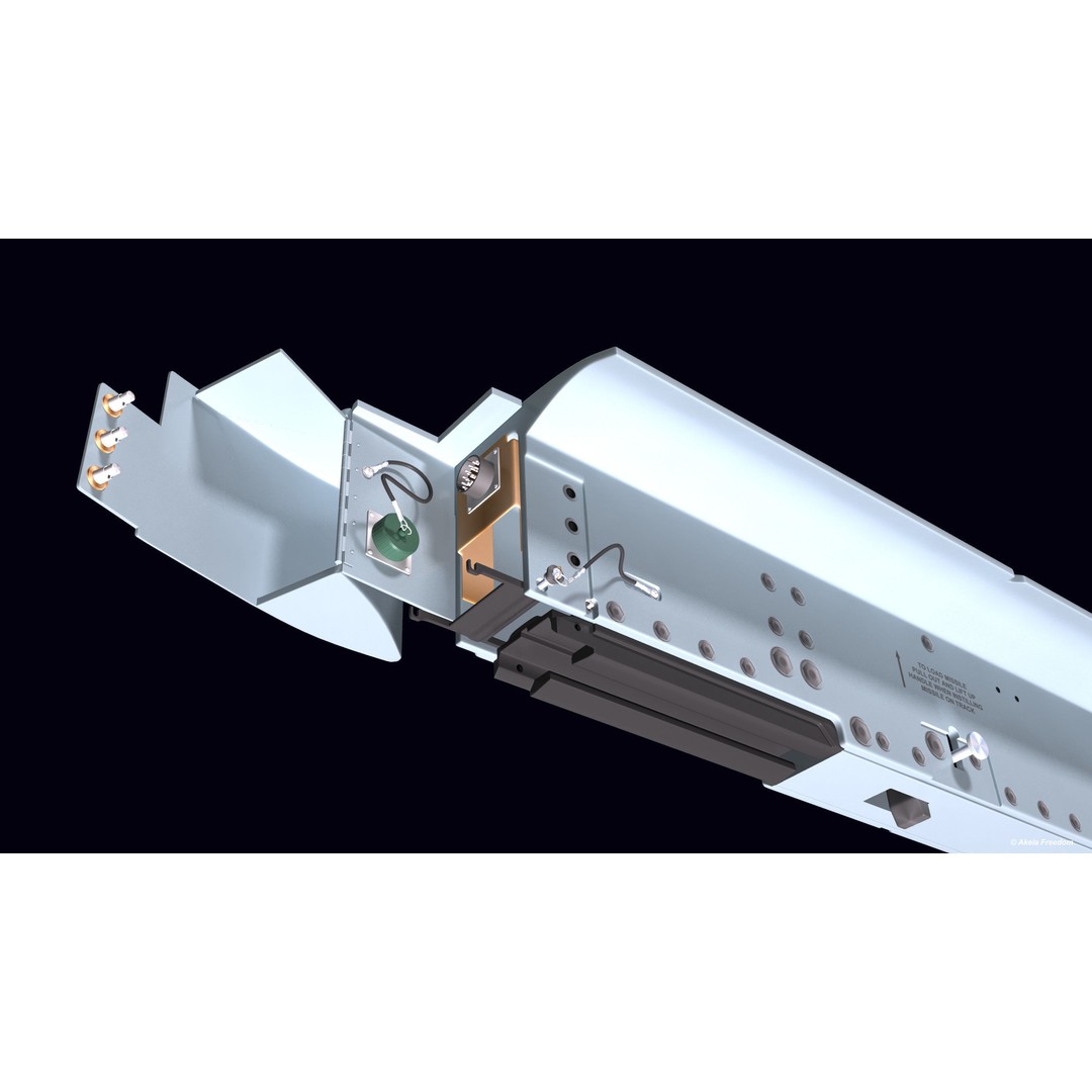 LAU-118 Launcher 3D Model – High Poly Military Asset, FBX, OBJ - View 6