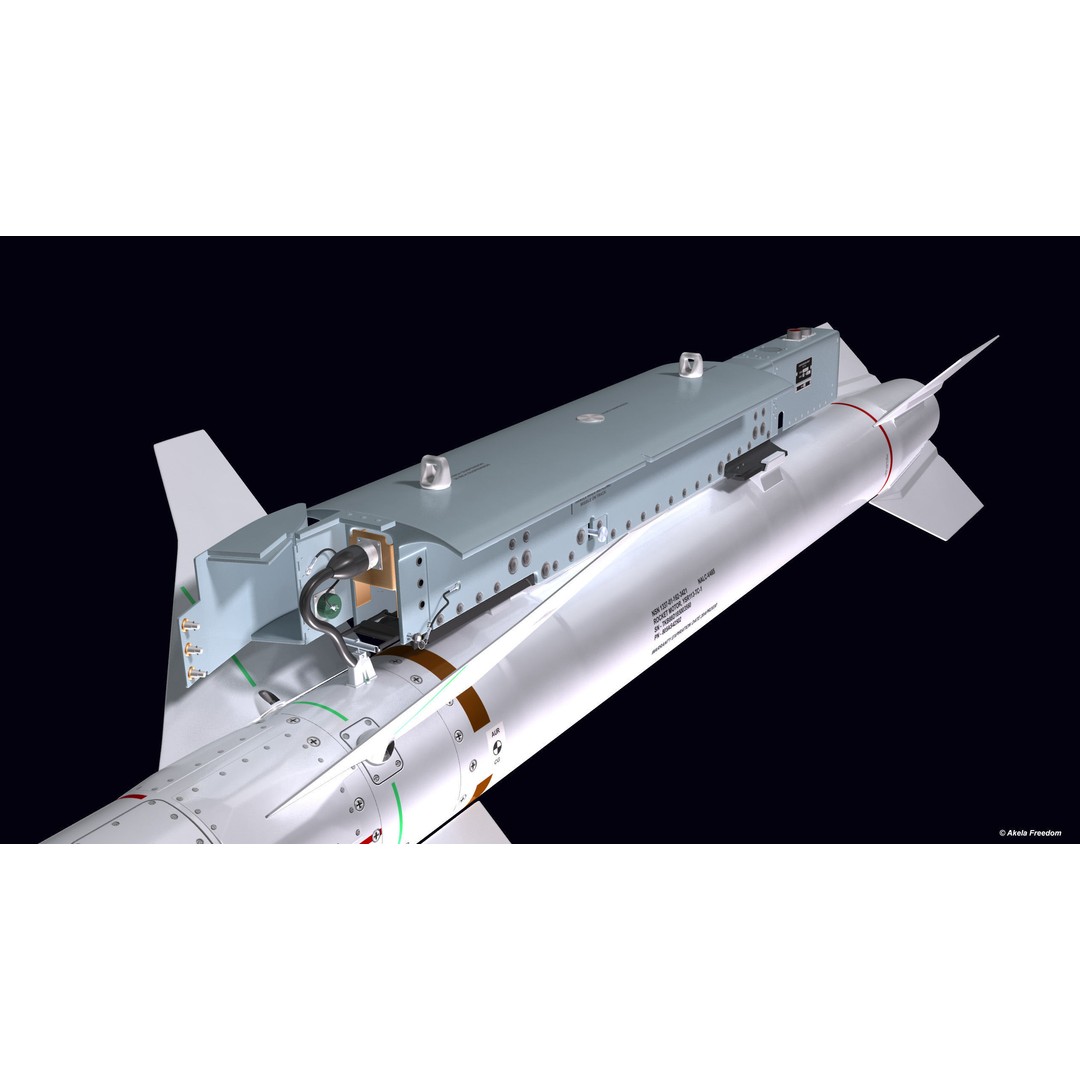 LAU-118 Launcher 3D Model – High Poly Military Asset, FBX, OBJ - View 7