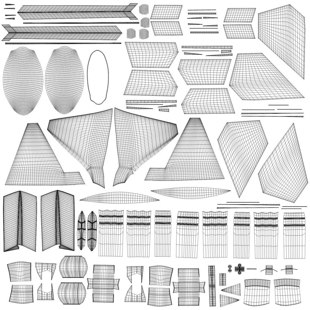 F-22 Raptor 3D Model – High-Detail Rigged Asset, FBX