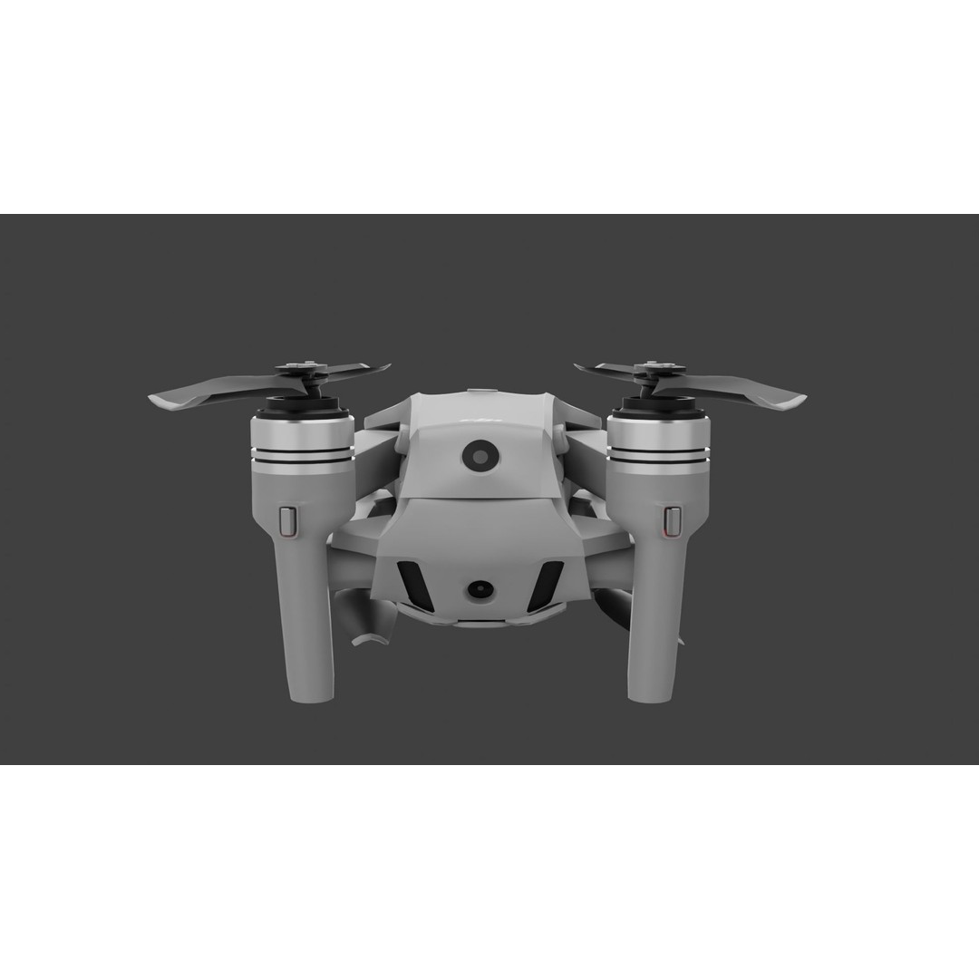 DJI Mavic Air 2 3D Model – High Poly Drone Asset, FBX & OBJ - View 7