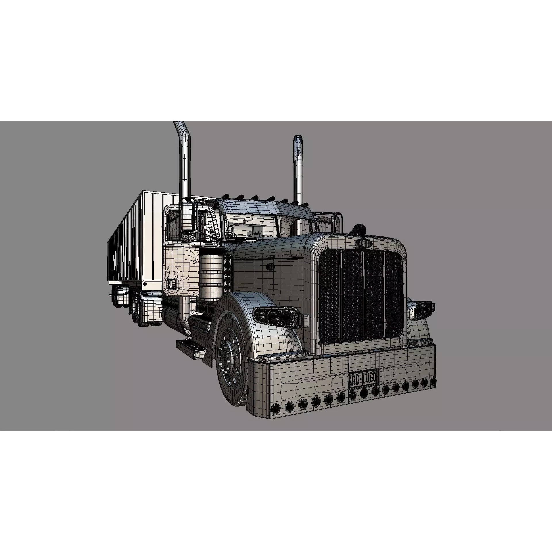 Bad Bunny's Peterbilt 389 - Game-Ready 3D Model