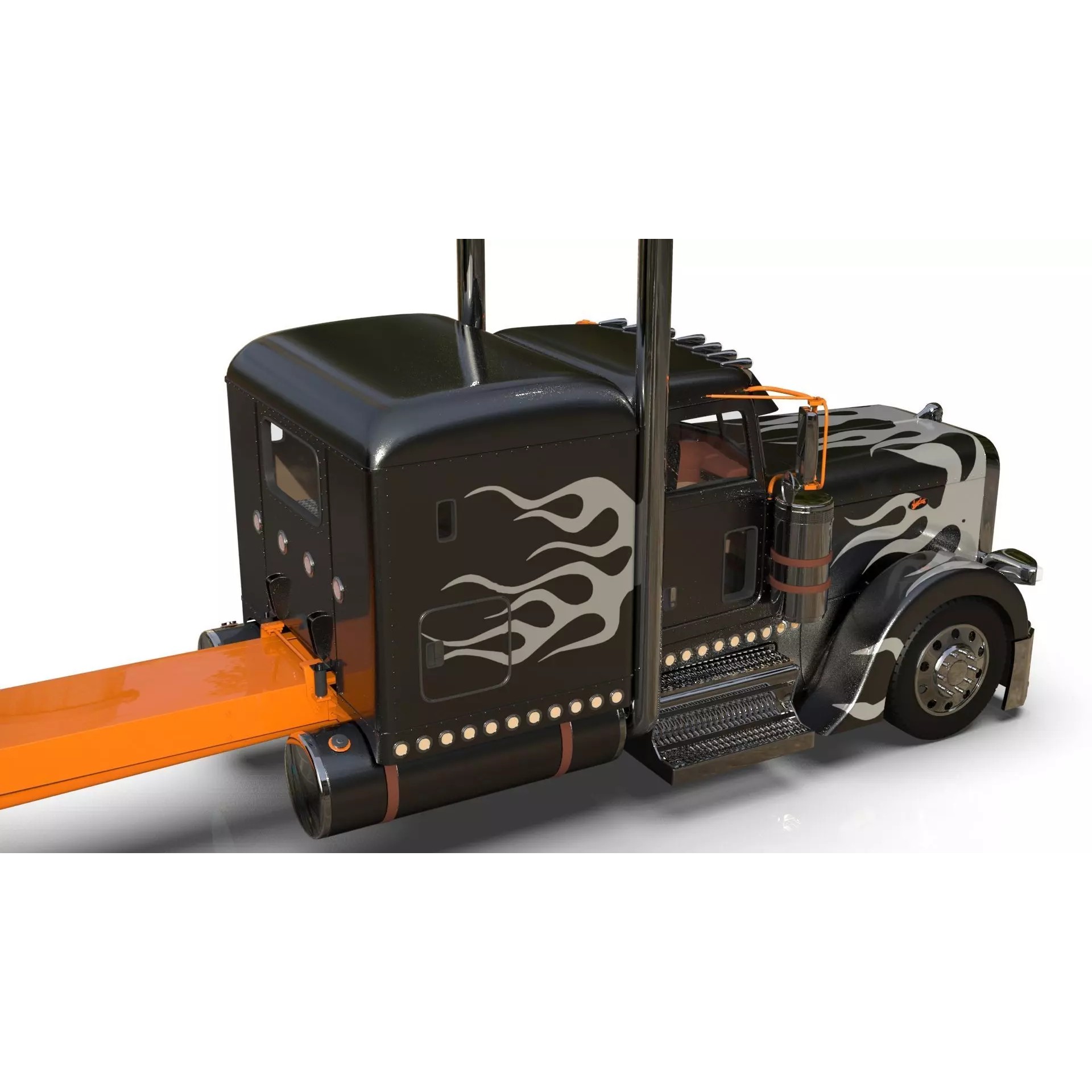 Bad Bunny's Peterbilt 389 - Game-Ready 3D Model - View 12