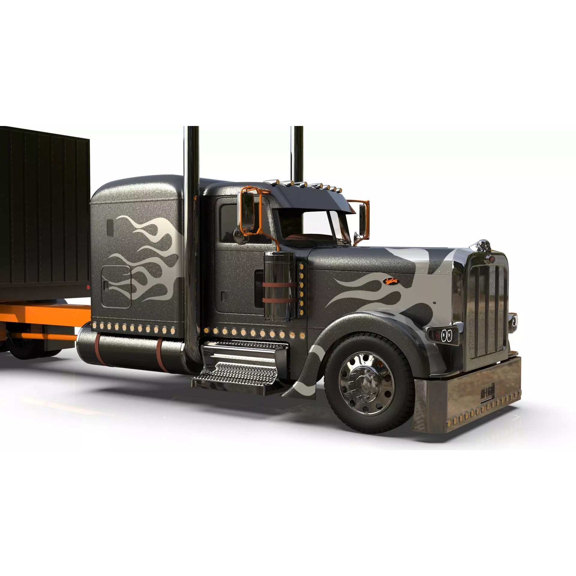 Bad Bunny's Peterbilt 389 - Game-Ready 3D Model - View 13