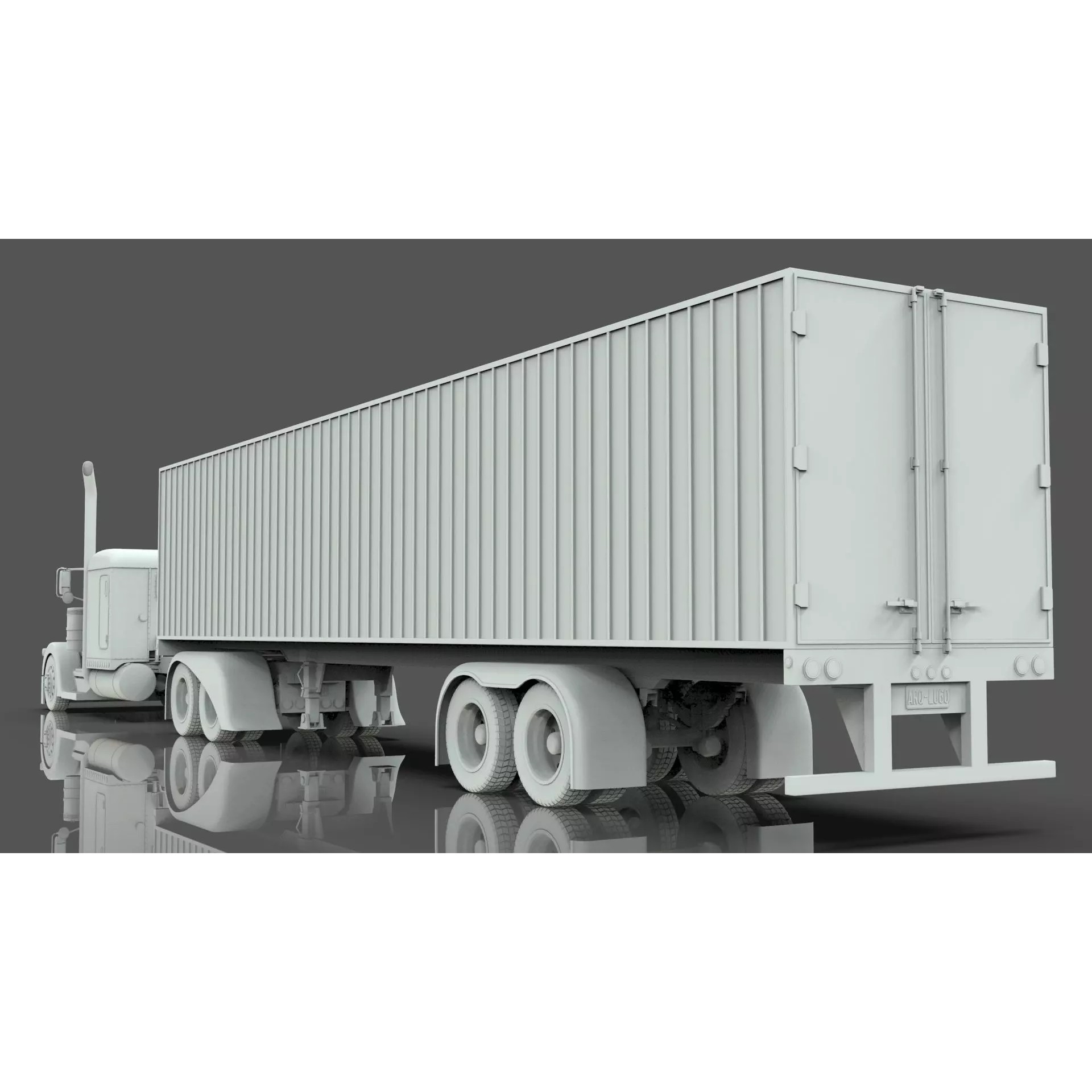 Bad Bunny's Peterbilt 389 - Game-Ready 3D Model - View 29