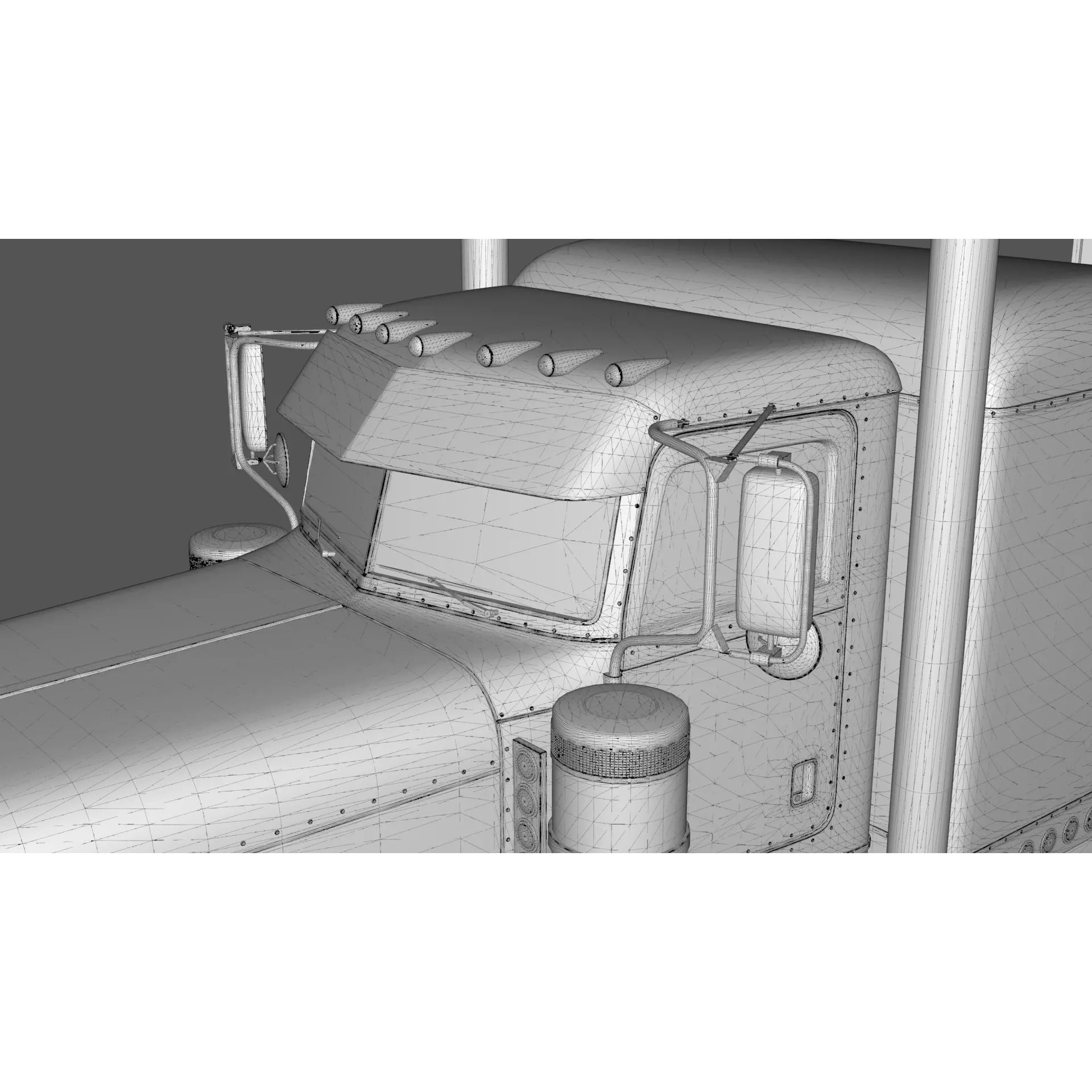 Bad Bunny's Peterbilt 389 - Game-Ready 3D Model - View 32