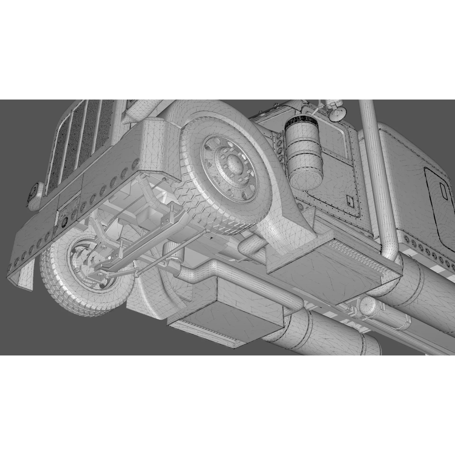 Bad Bunny's Peterbilt 389 - Game-Ready 3D Model - View 34