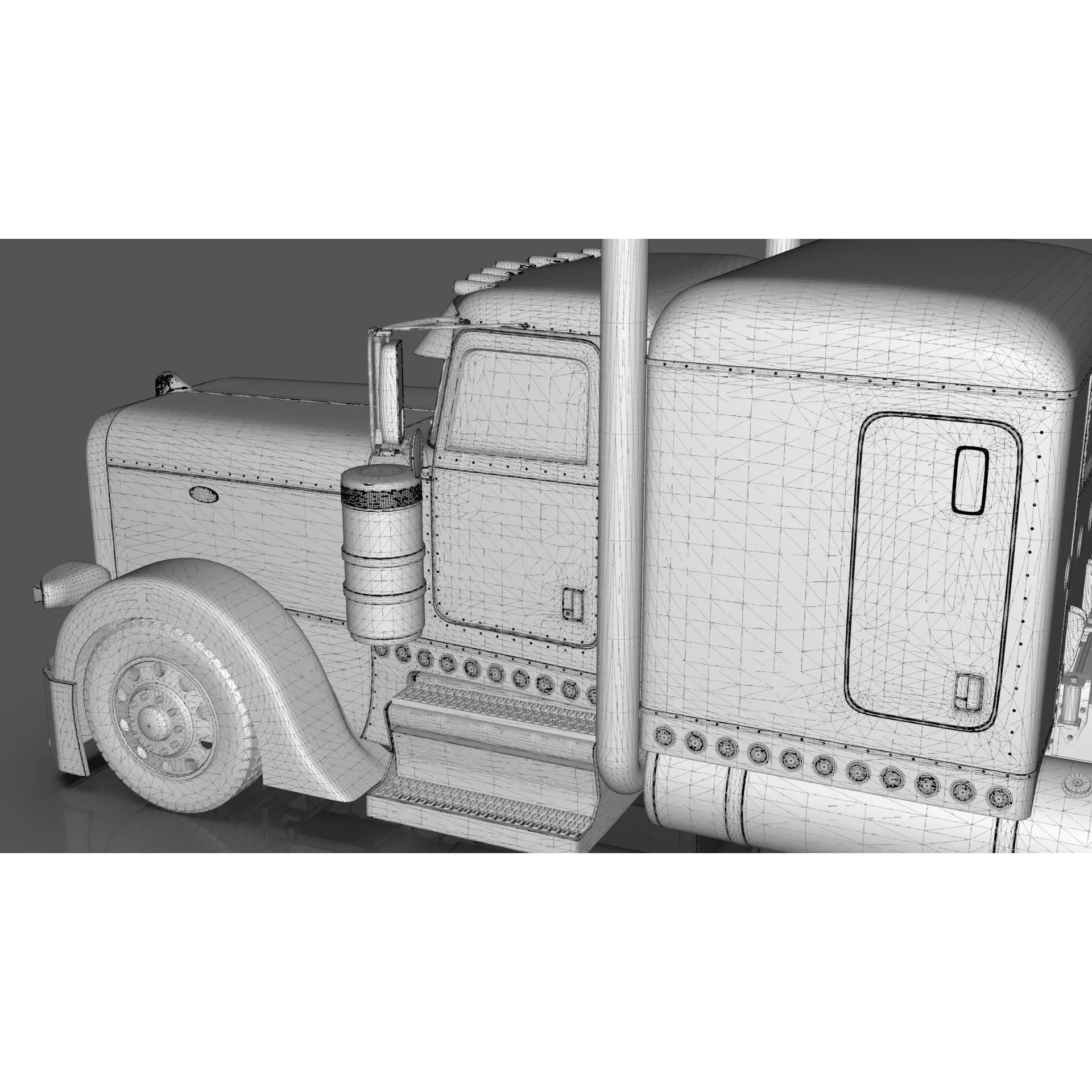 Bad Bunny's Peterbilt 389 - Game-Ready 3D Model - View 35