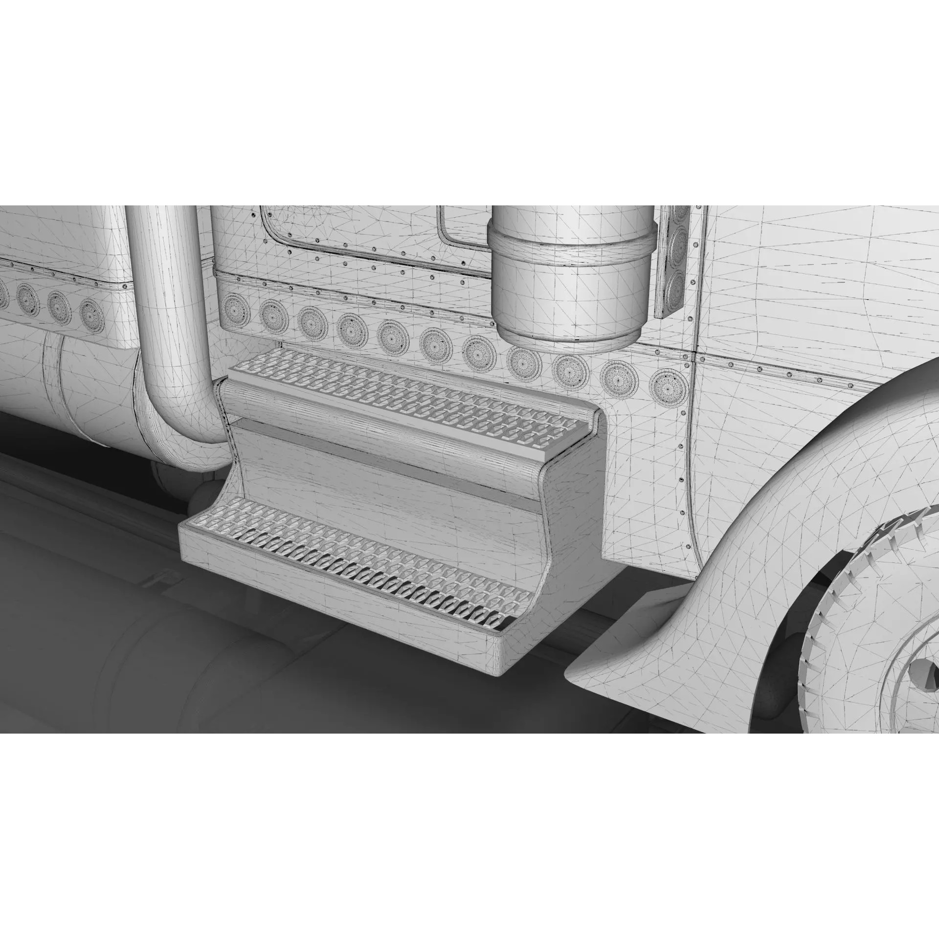 Bad Bunny's Peterbilt 389 - Game-Ready 3D Model - View 40