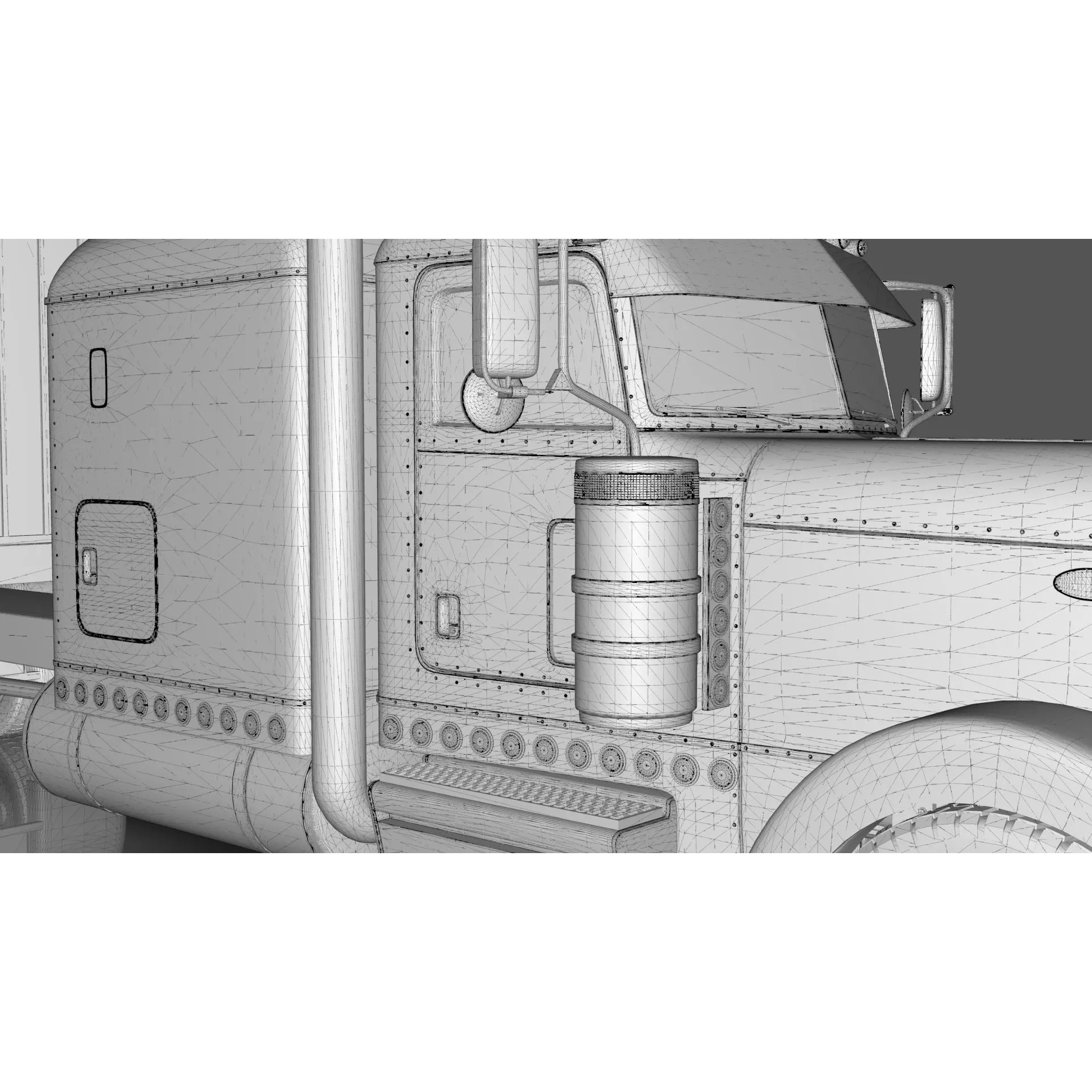 Bad Bunny's Peterbilt 389 - Game-Ready 3D Model - View 41