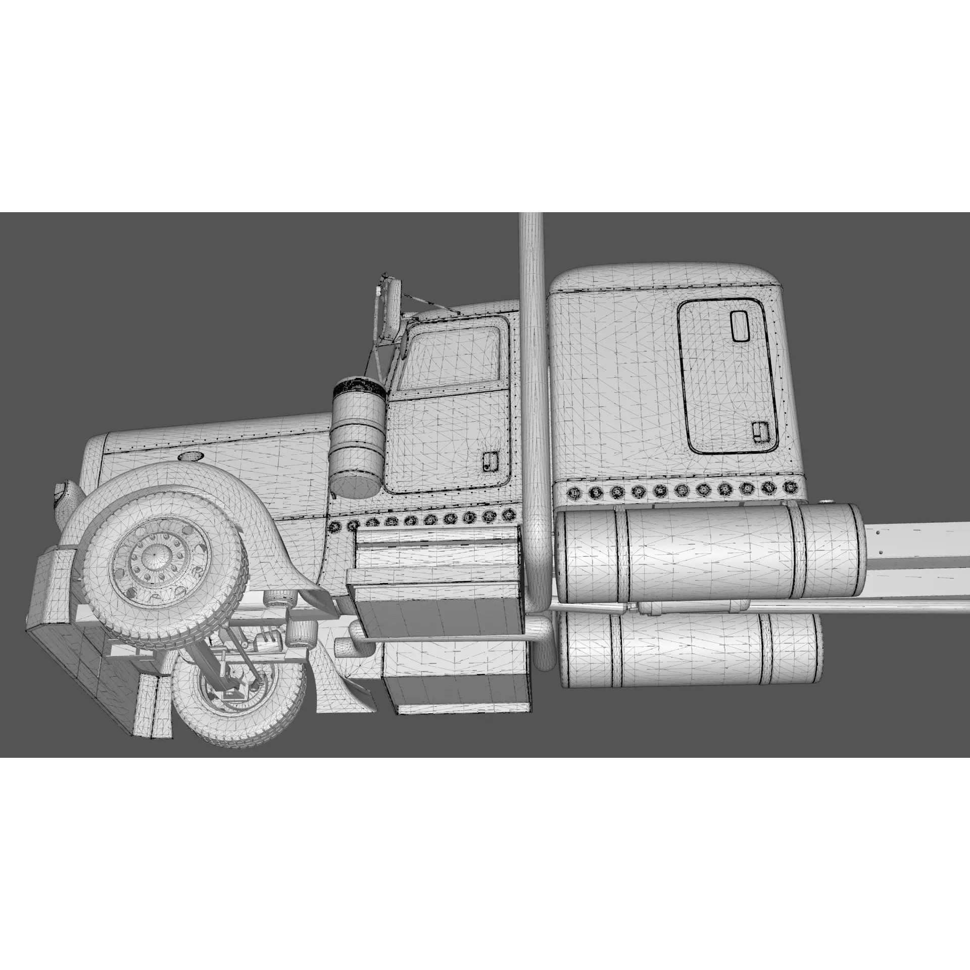 Bad Bunny's Peterbilt 389 - Game-Ready 3D Model - View 48