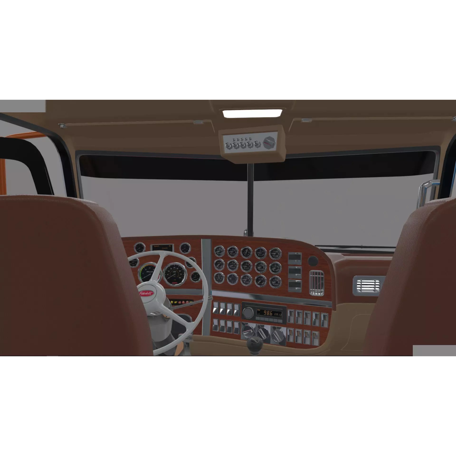 Bad Bunny's Peterbilt 389 - Game-Ready 3D Model - View 59