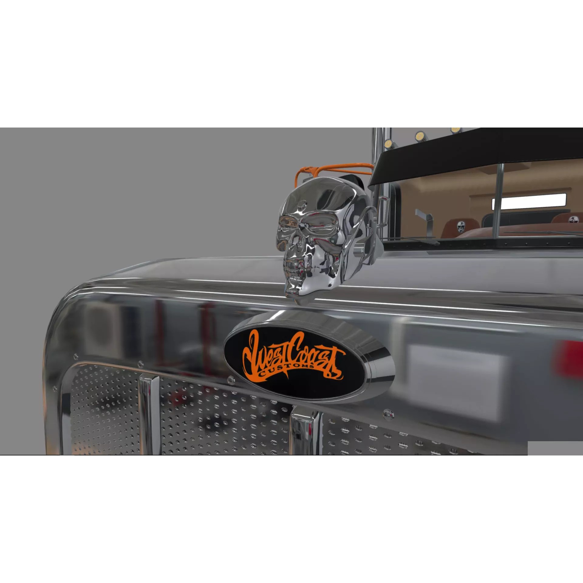 Bad Bunny's Peterbilt 389 - Game-Ready 3D Model - View 66