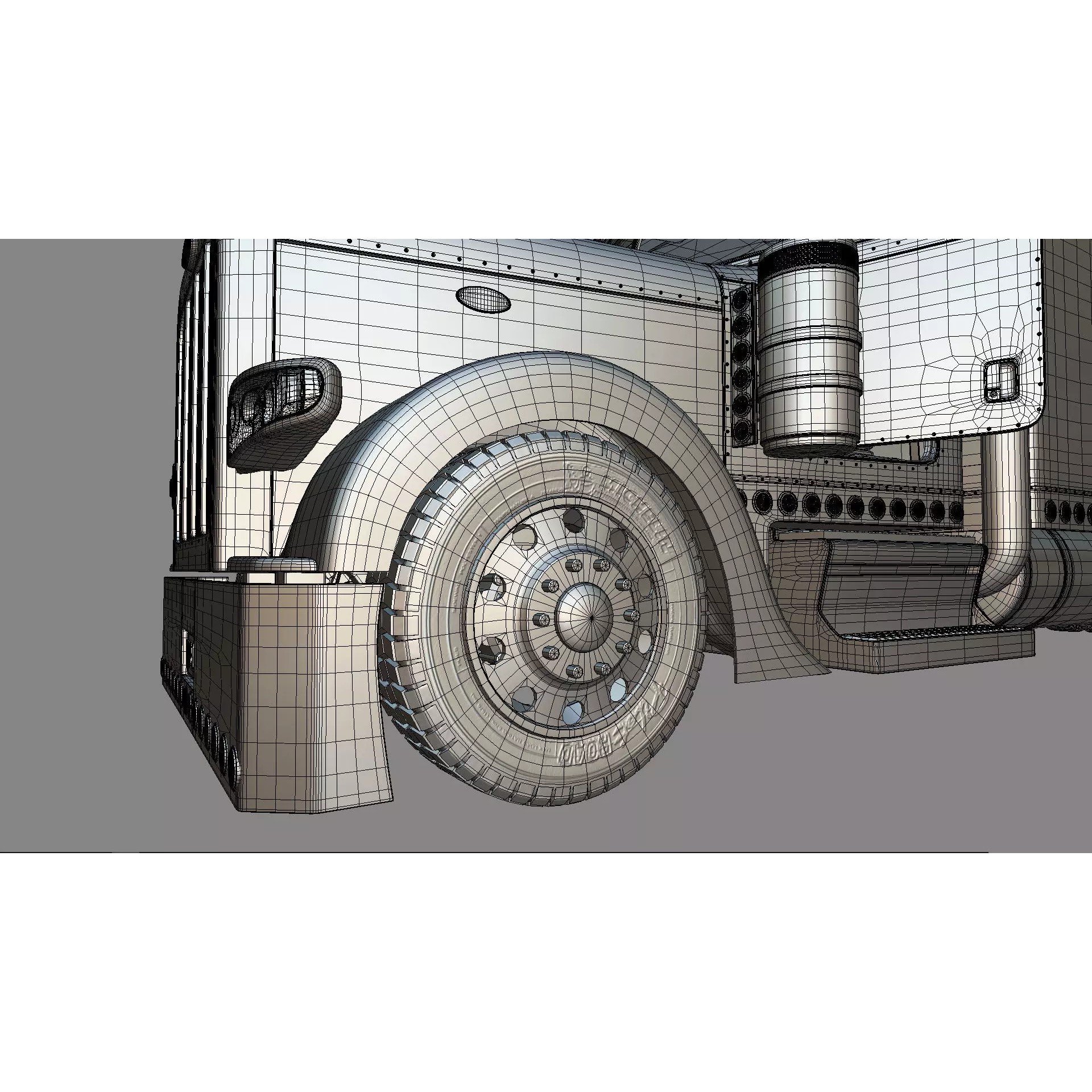 Bad Bunny's Peterbilt 389 - Game-Ready 3D Model - View 68