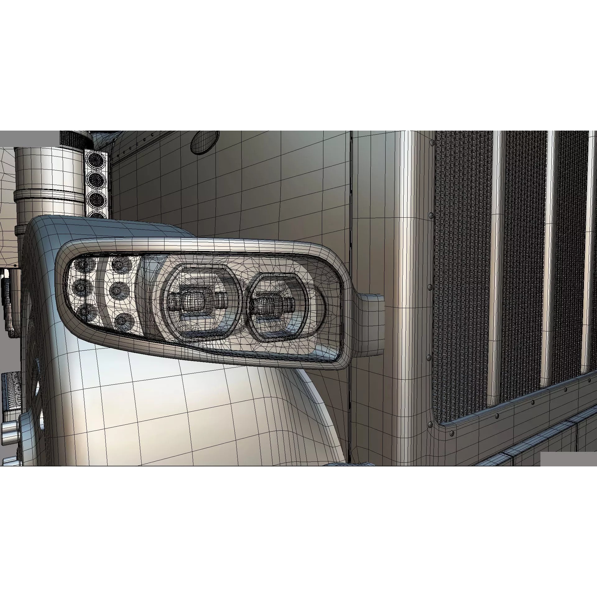 Bad Bunny's Peterbilt 389 - Game-Ready 3D Model - View 70