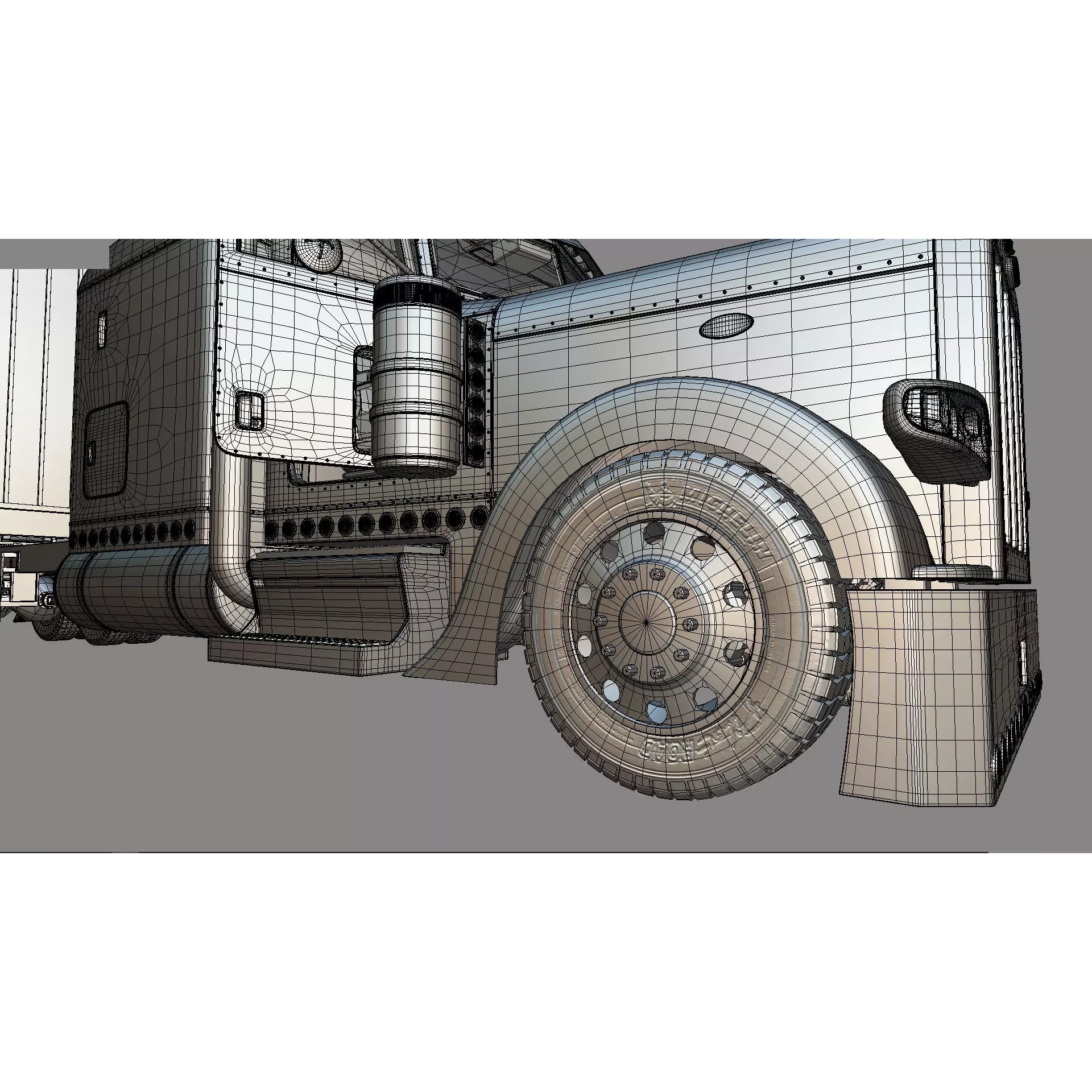 Bad Bunny's Peterbilt 389 - Game-Ready 3D Model - View 74