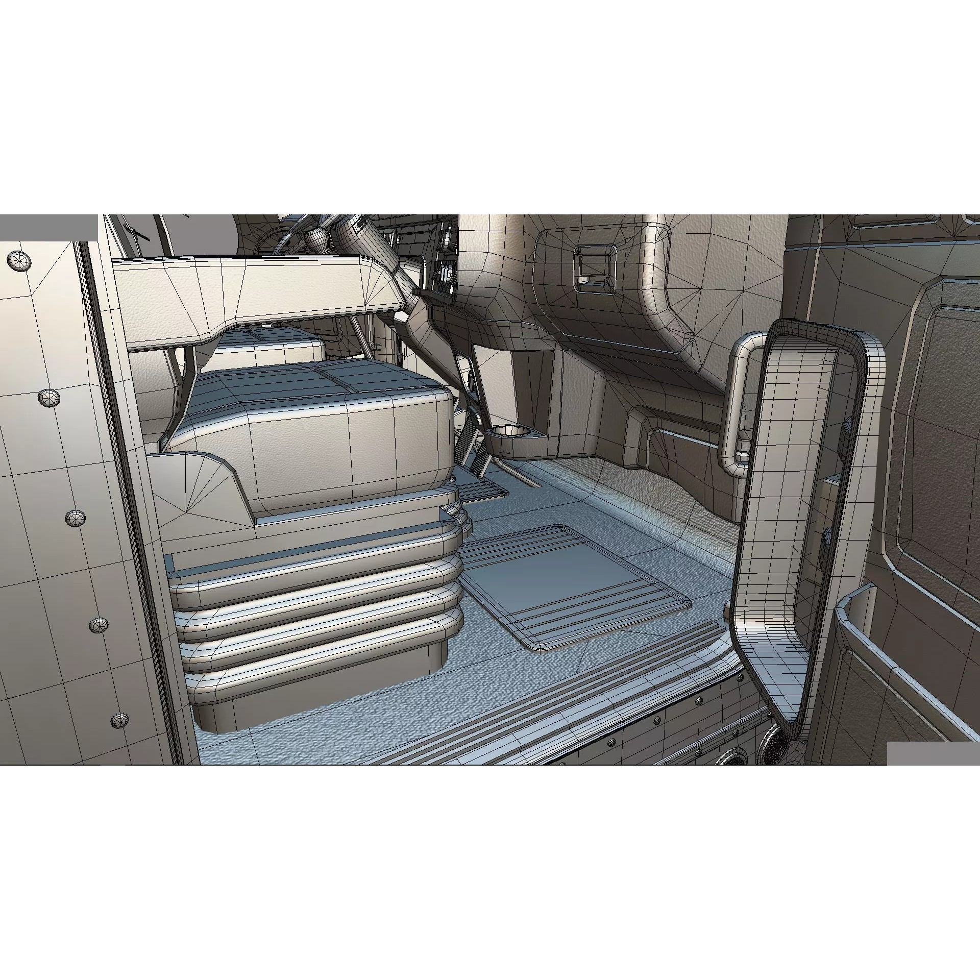 Bad Bunny's Peterbilt 389 - Game-Ready 3D Model - View 79