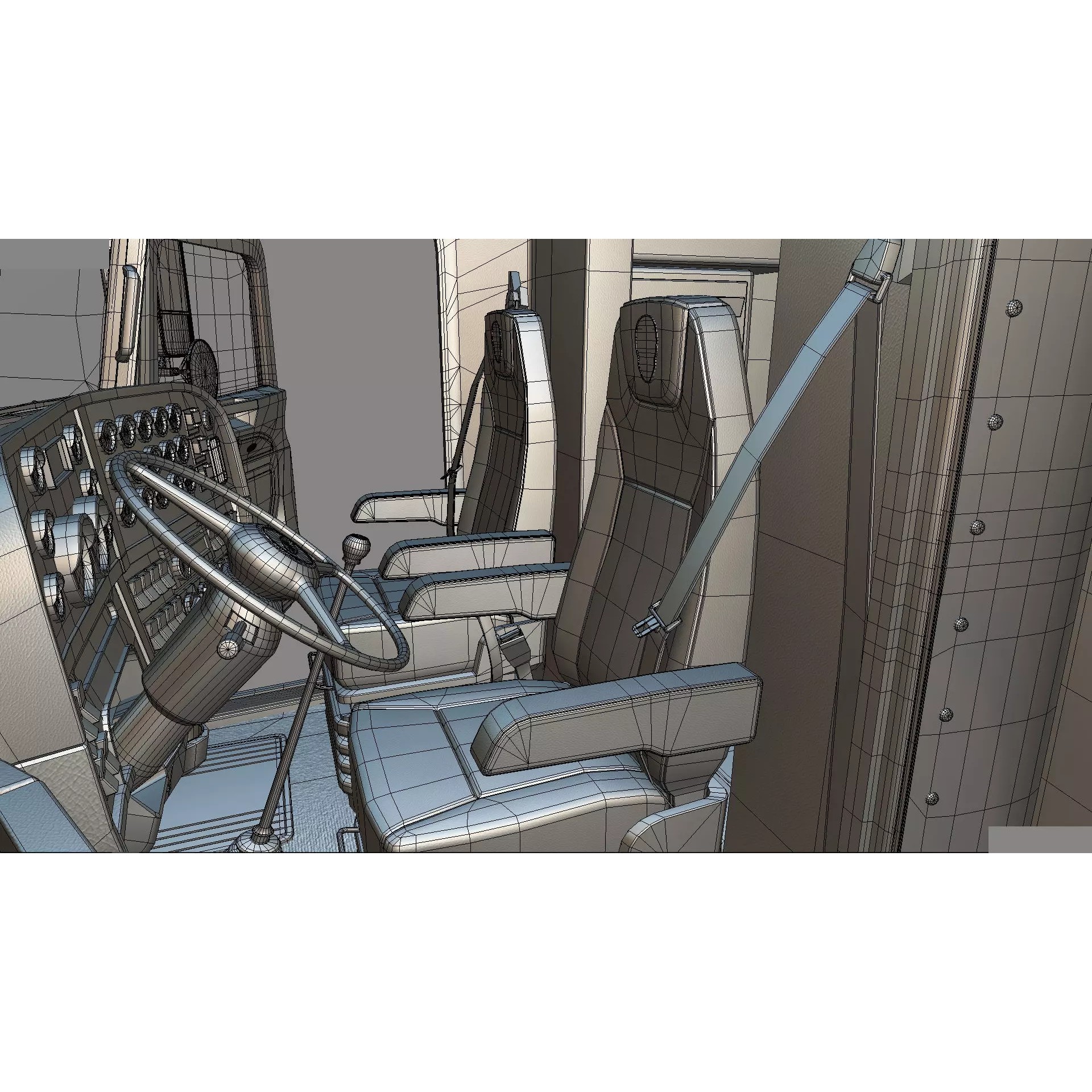 Bad Bunny's Peterbilt 389 - Game-Ready 3D Model - View 81