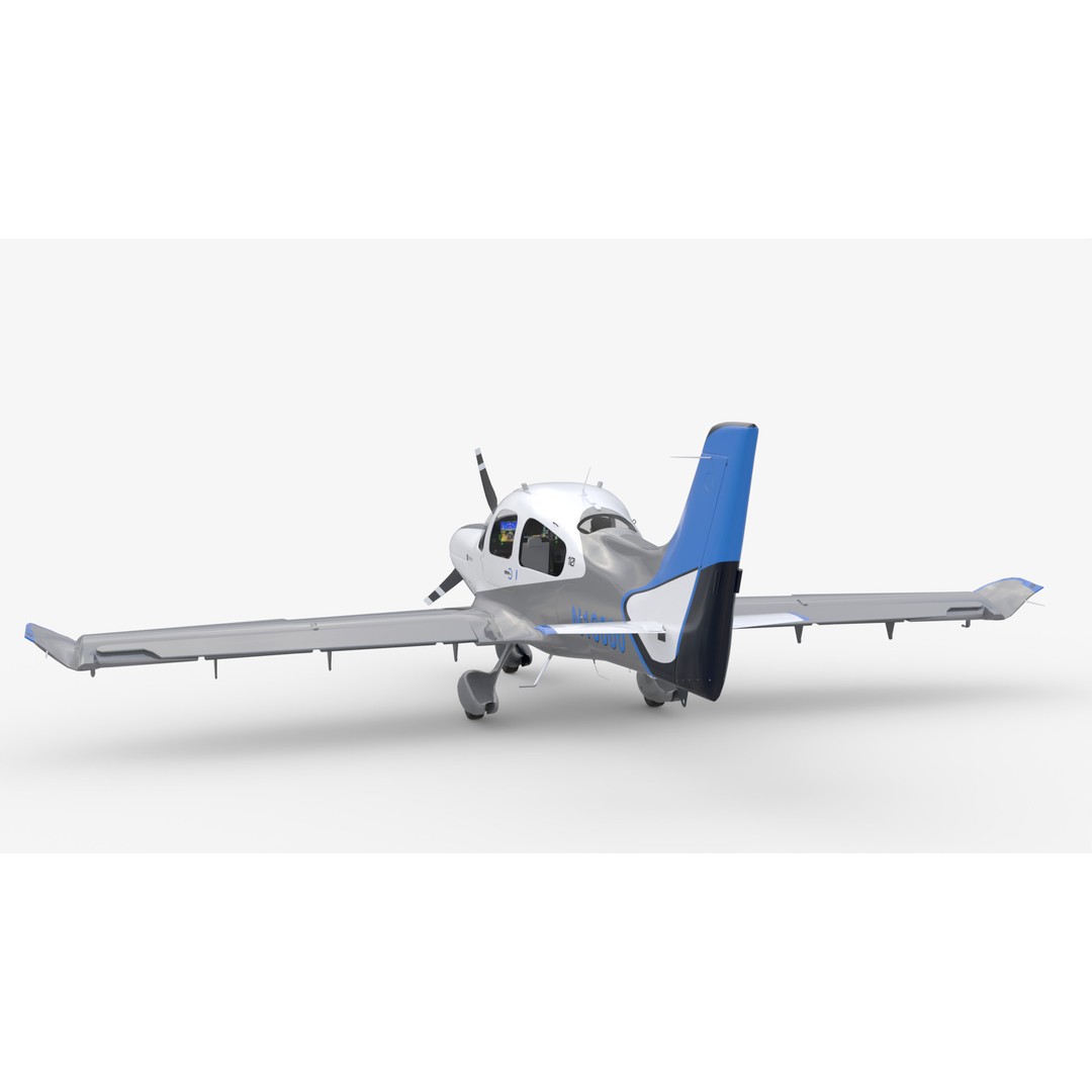 Aircraft Propeller 3D Model – Low Poly Game Asset, Rigged, PBR Textures - View 5