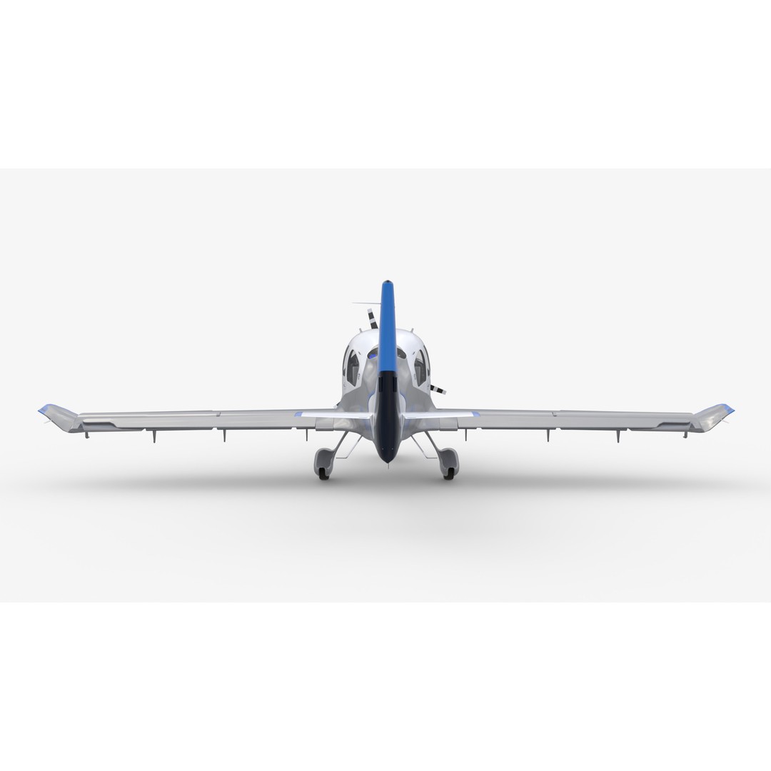 Aircraft Propeller 3D Model – Low Poly Game Asset, Rigged, PBR Textures - View 6