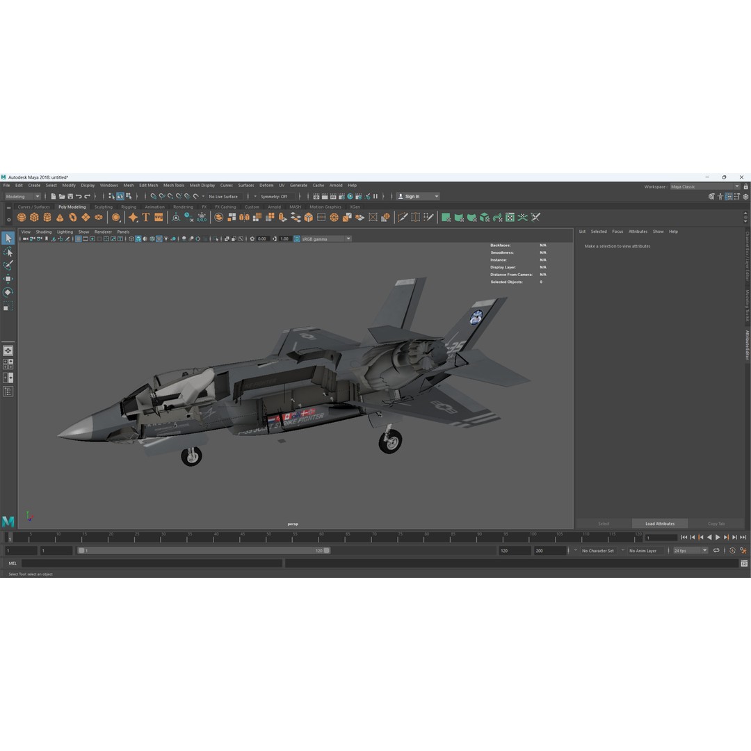 Lockheed Martin F-35 Lightning II 3D Model – Low-Poly PBR Aircraft, FBX & OBJ - View 13