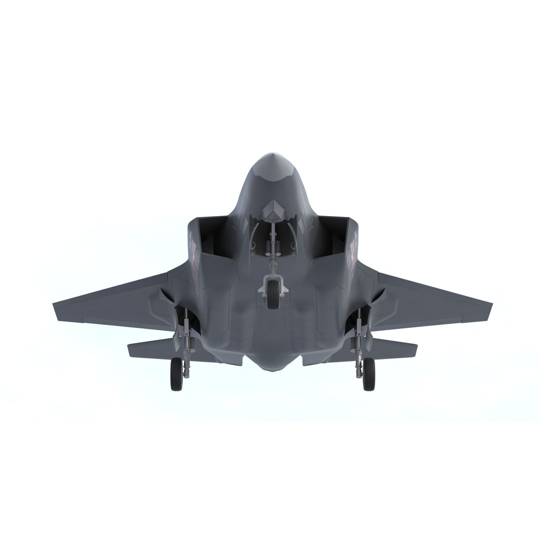 Lockheed Martin F-35 Lightning II 3D Model – Low-Poly PBR Aircraft, FBX & OBJ - View 17