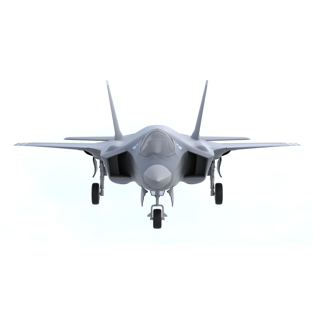 Lockheed Martin F-35 Lightning II 3D Model – Low-Poly PBR Aircraft, FBX & OBJ - View 18