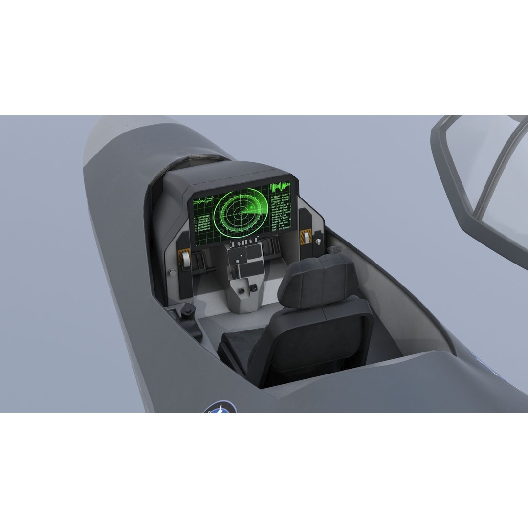 Lockheed Martin F-35 Lightning II 3D Model – Low-Poly PBR Aircraft, FBX & OBJ - View 20