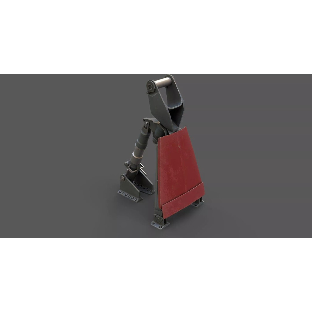 1940s Sci-Fi Technology 3D Model – Kitbash Collection, PBR Textures - View 18