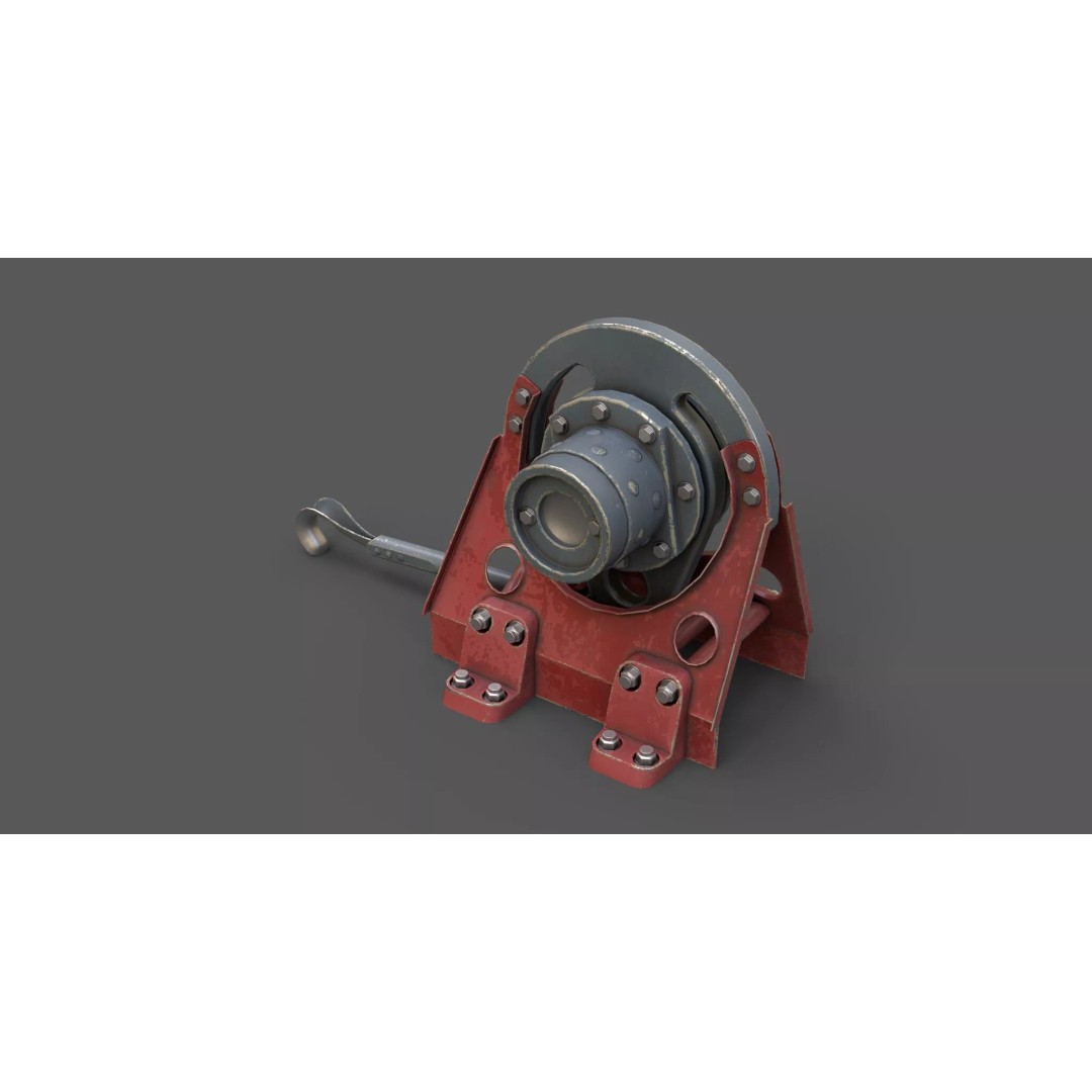 1940s Sci-Fi Technology 3D Model – Kitbash Collection, PBR Textures - View 26