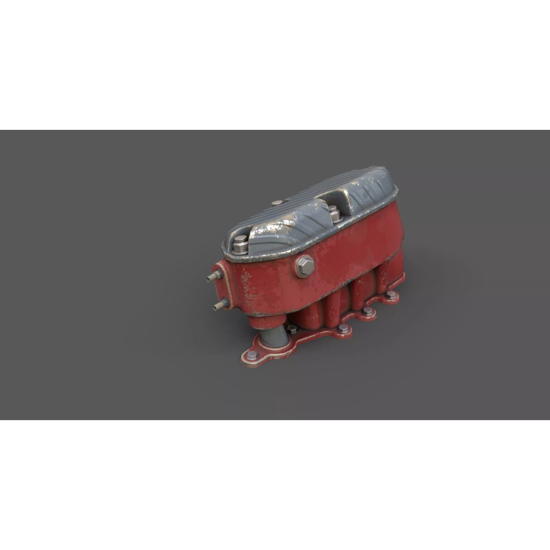 1940s Sci-Fi Technology 3D Model – Kitbash Collection, PBR Textures - View 30