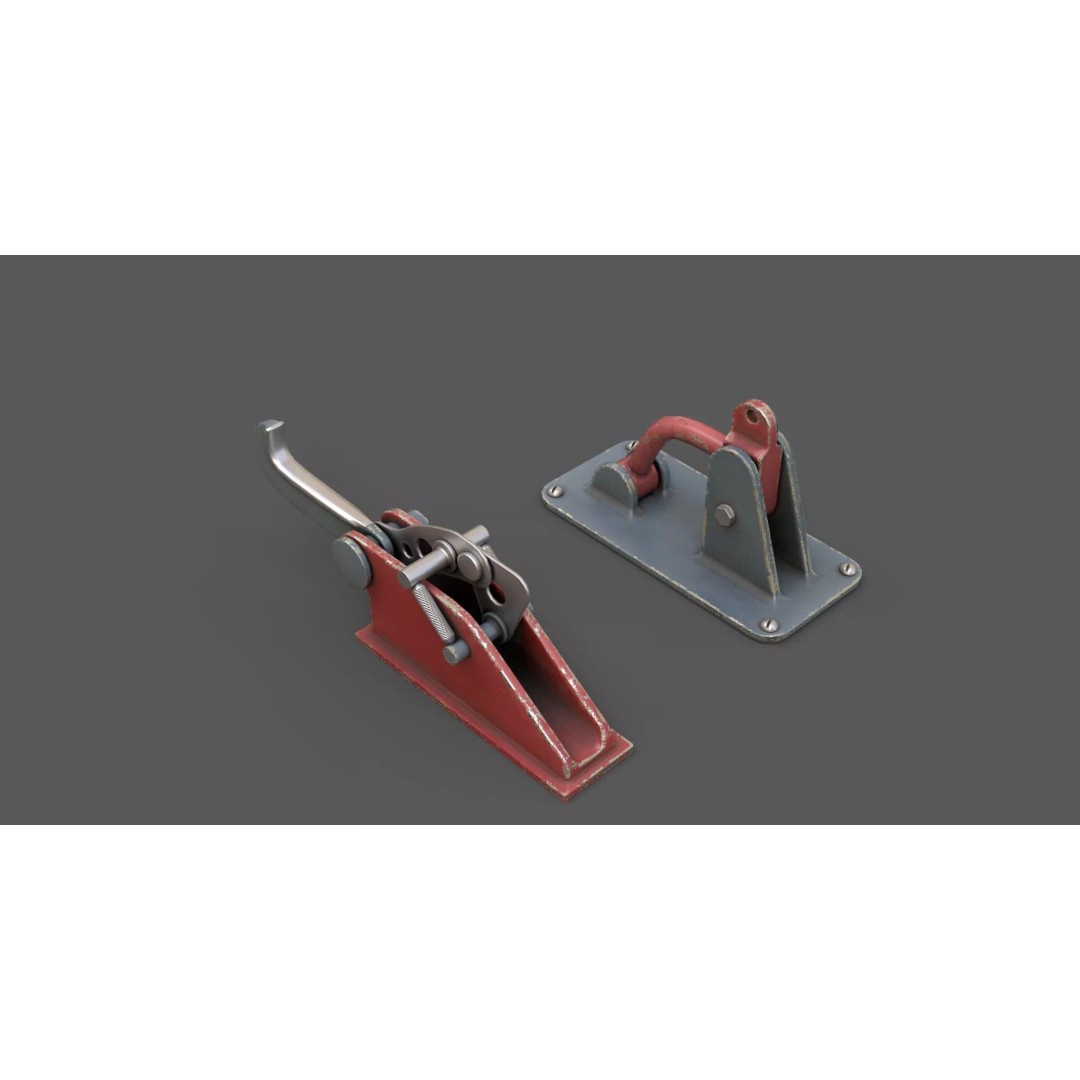 1940s Sci-Fi Technology 3D Model – Kitbash Collection, PBR Textures - View 32