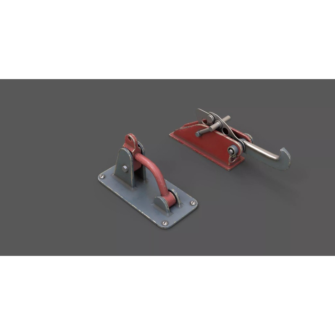 1940s Sci-Fi Technology 3D Model – Kitbash Collection, PBR Textures - View 33