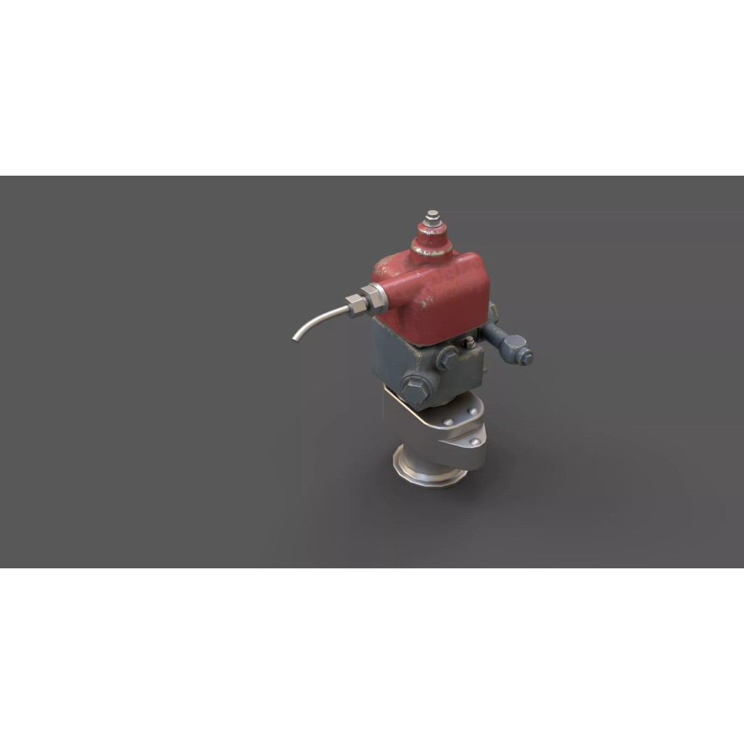 1940s Sci-Fi Technology 3D Model – Kitbash Collection, PBR Textures - View 34