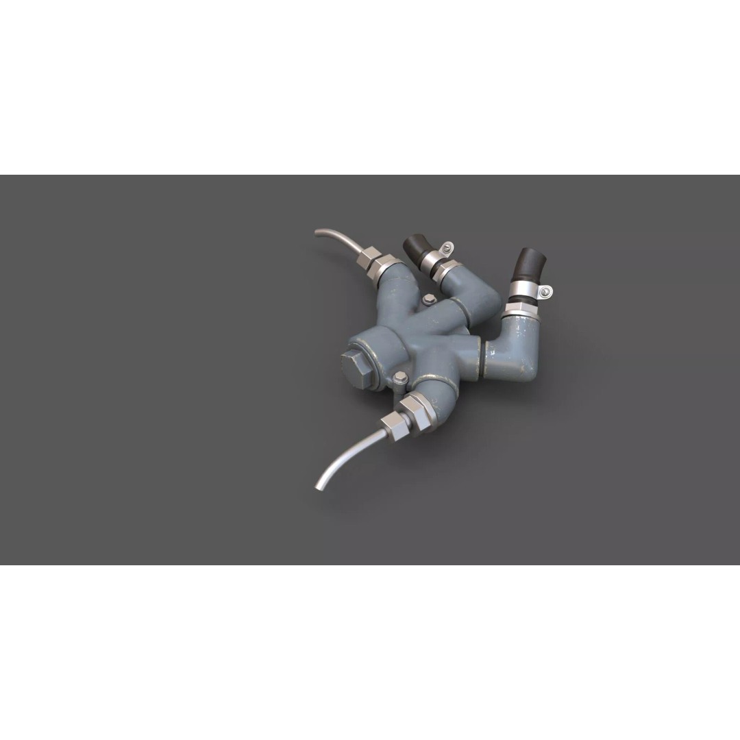 1940s Sci-Fi Technology 3D Model – Kitbash Collection, PBR Textures - View 37