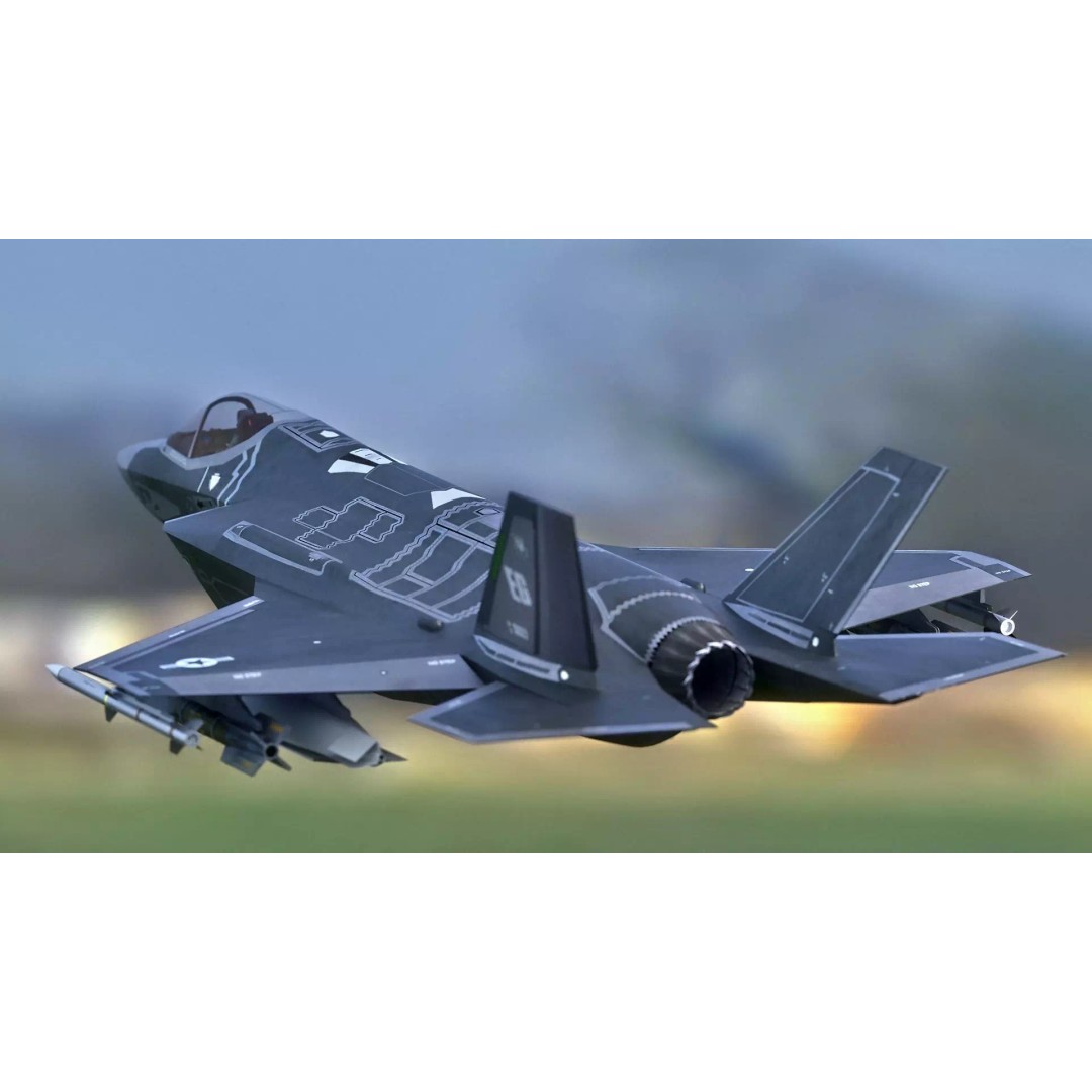 F35A Lightning II 3D Model – Fully Rigged Low-Poly Military Aircraft - View 14