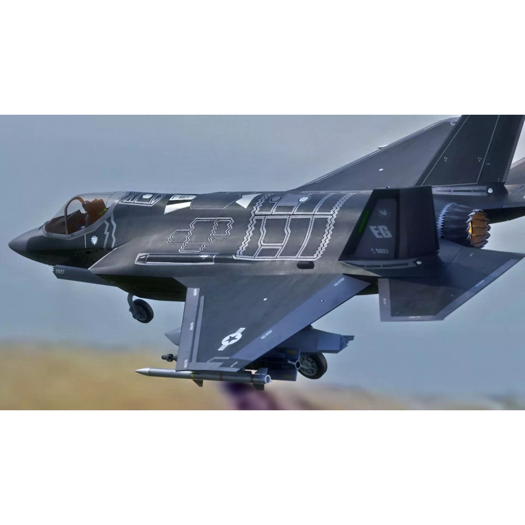 F35A Lightning II 3D Model – Fully Rigged Low-Poly Military Aircraft - View 15