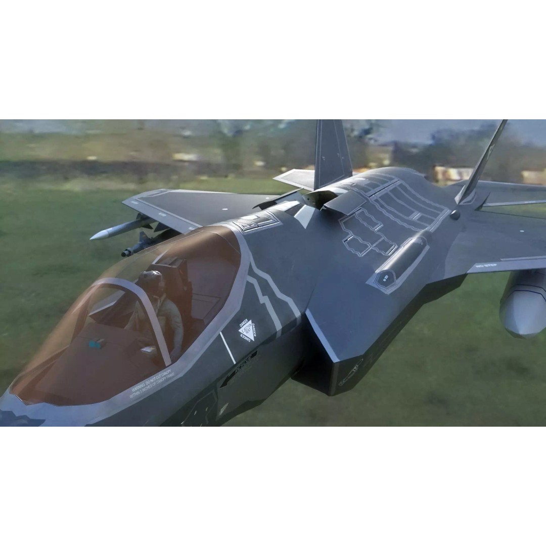 F35A Lightning II 3D Model – Fully Rigged Low-Poly Military Aircraft - View 20