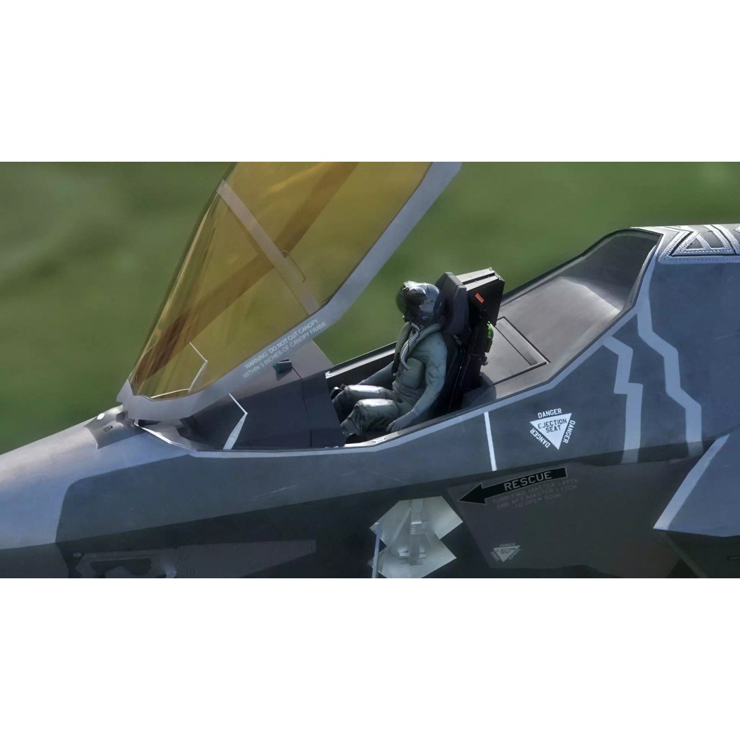 F35A Lightning II 3D Model – Fully Rigged Low-Poly Military Aircraft - View 21