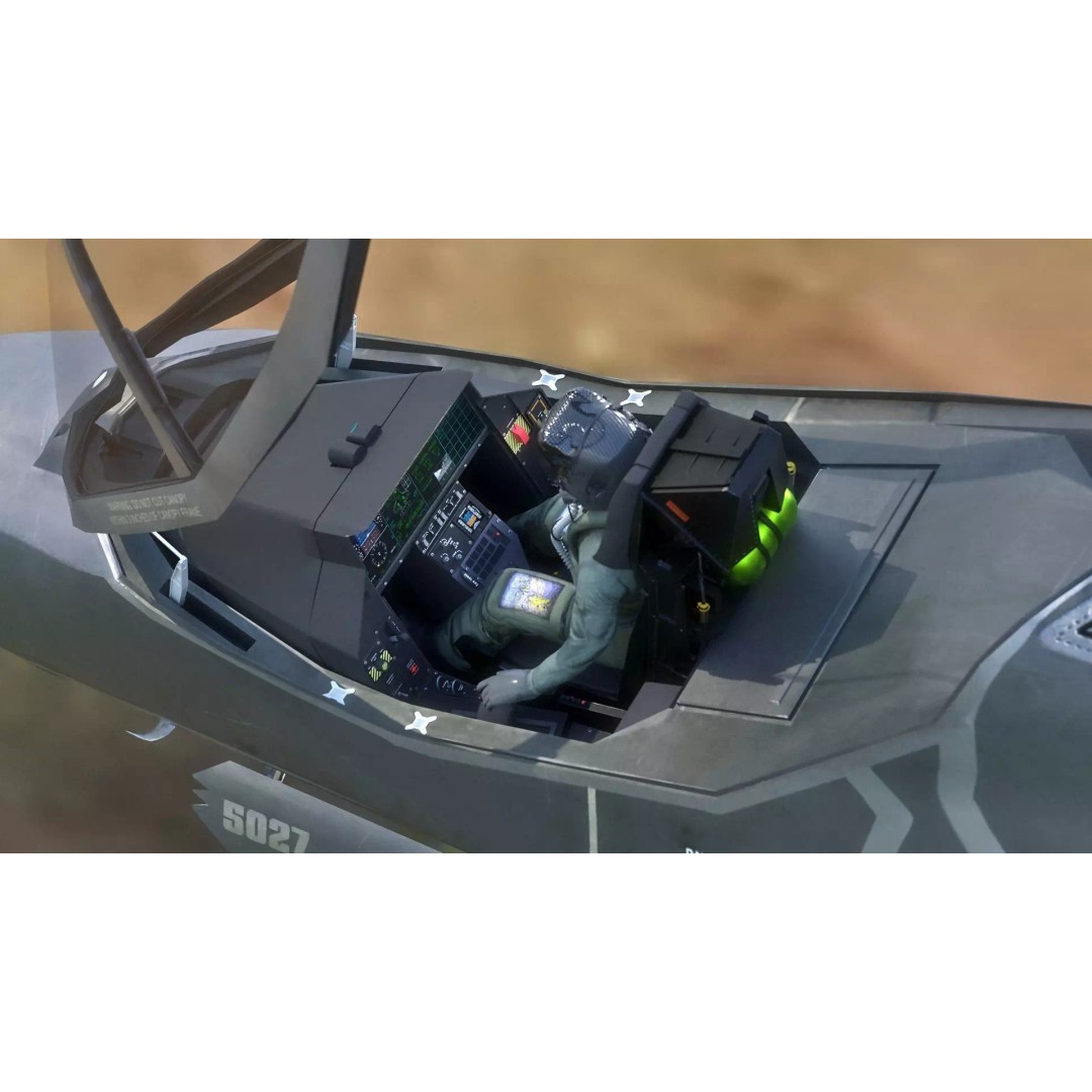 F35A Lightning II 3D Model – Fully Rigged Low-Poly Military Aircraft - View 24