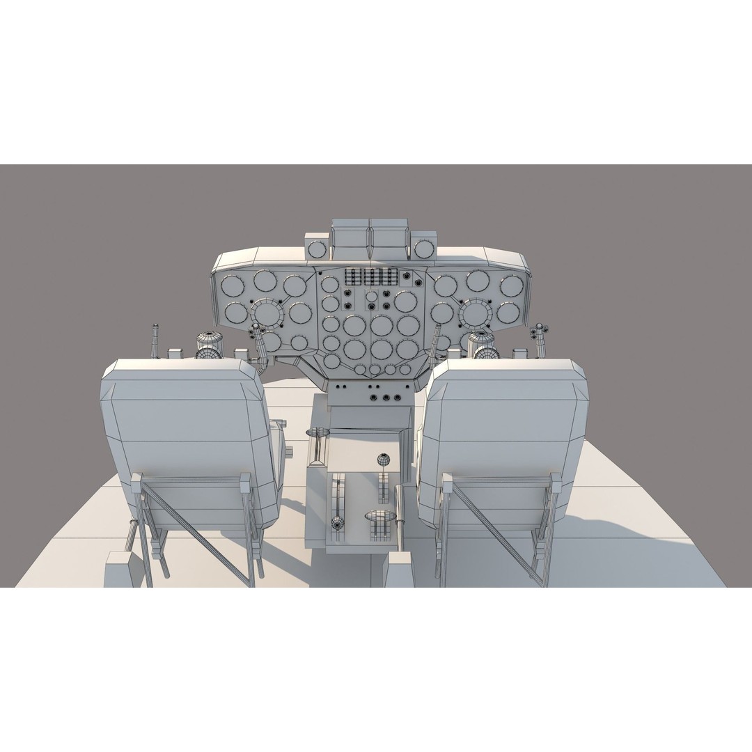 Kamov Ka-22 3D Model – Experimental Helicopter for Animation, FBX