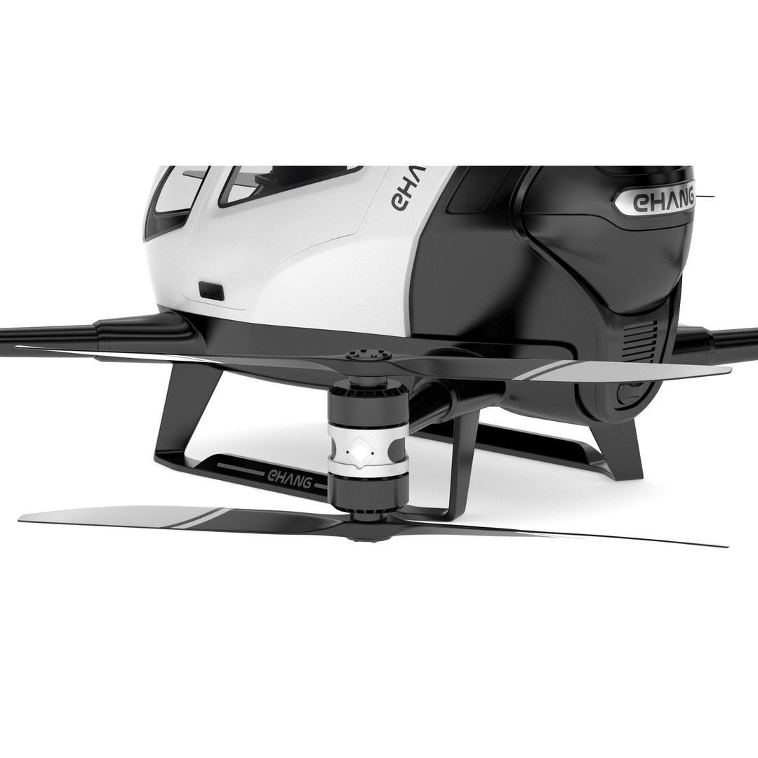 Ehang 184 Drone-Taxi 3D Model – High Poly PBR Game Asset, FBX - View 17